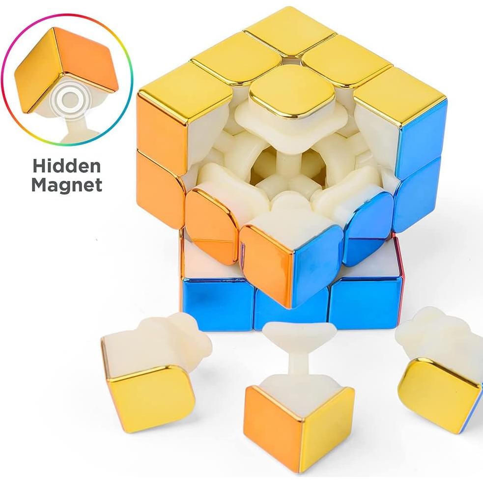 Cubo Rubik BroMoCube Cyclone Boys 3x3 Metálico 0.45 kg