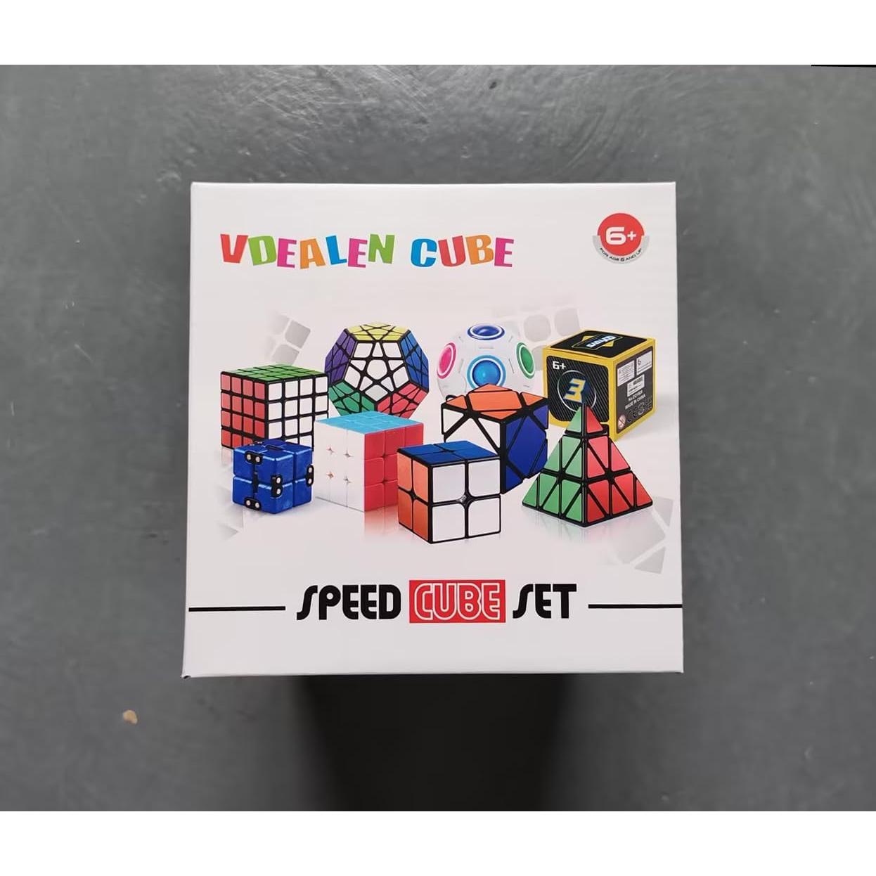 Conjunto de Cubos de Velocidad Vdealen - 9 Piezas para Niños y Adultos