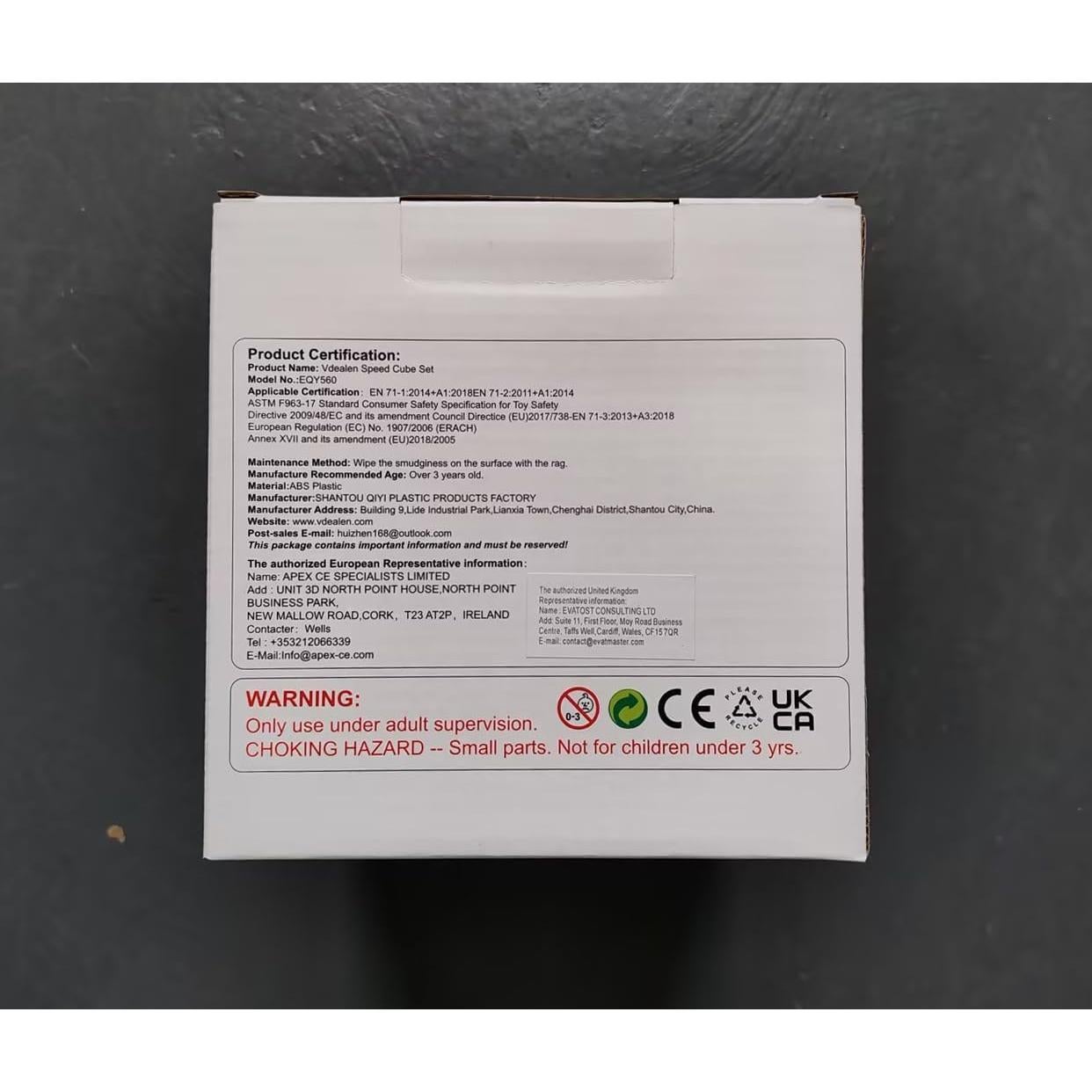 Conjunto de Cubos de Velocidad Vdealen - 9 Piezas para Niños y Adultos