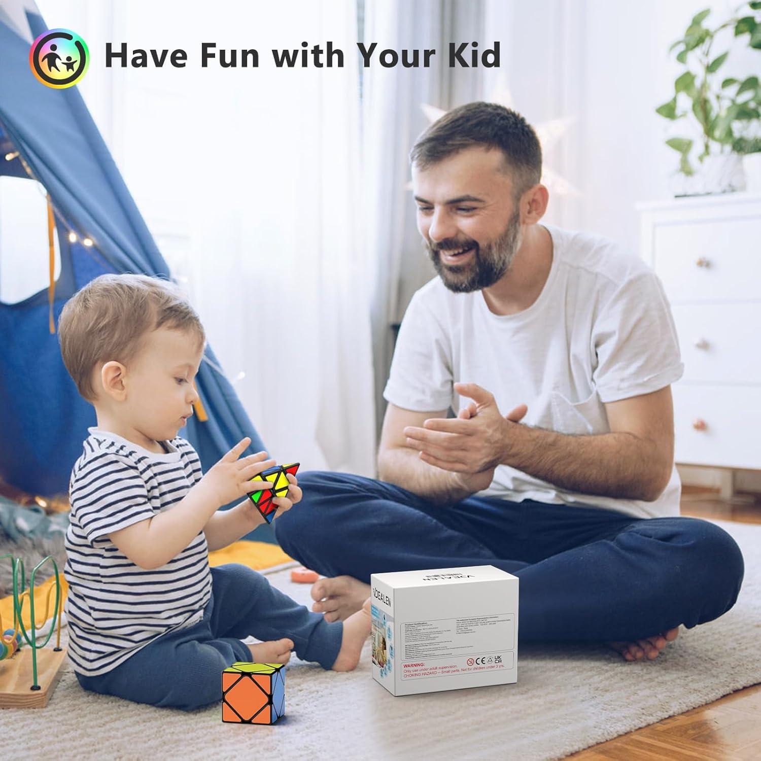 Conjunto de Cubos de Velocidad Vdealen - 5 Piezas 2x2 3x3