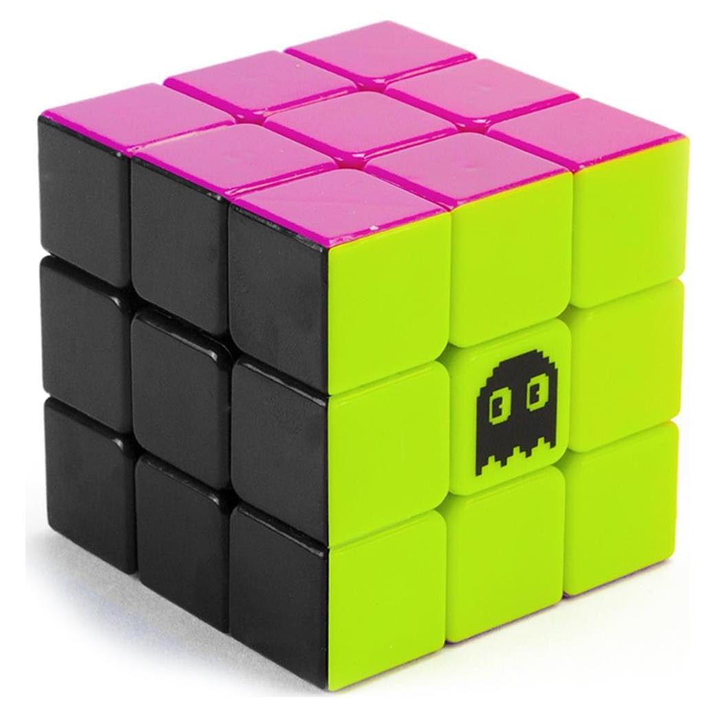 Cubo de Rompecabezas 3x3 Brybelly Neón Retro 80s Sin Pegatinas