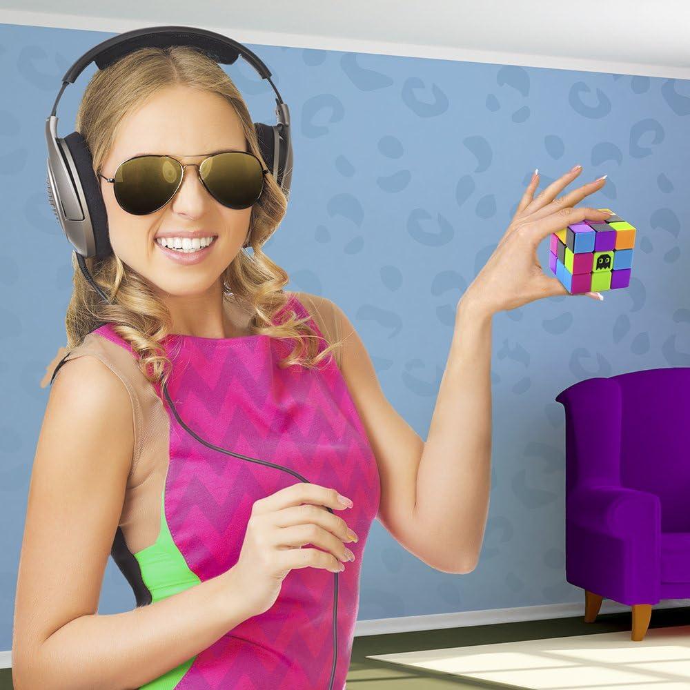 Cubo de Rompecabezas 3x3 Brybelly Neón Retro 80s Sin Pegatinas