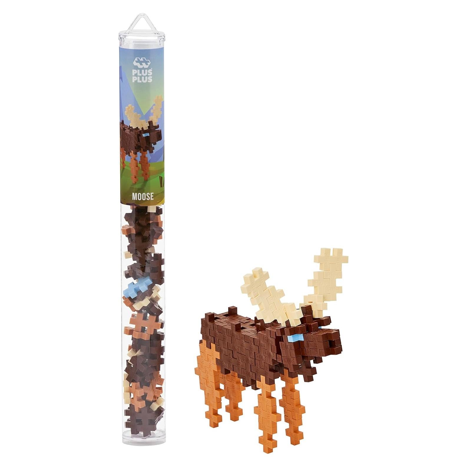 Plus Plus Set de Construcción 3D Alce 70 Piezas STEM
