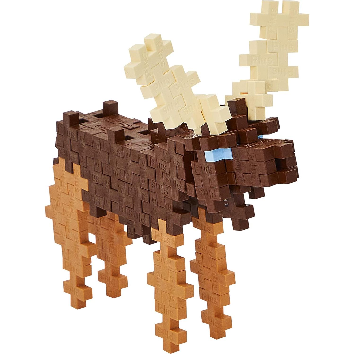 Plus Plus Set de Construcción 3D Alce 70 Piezas STEM