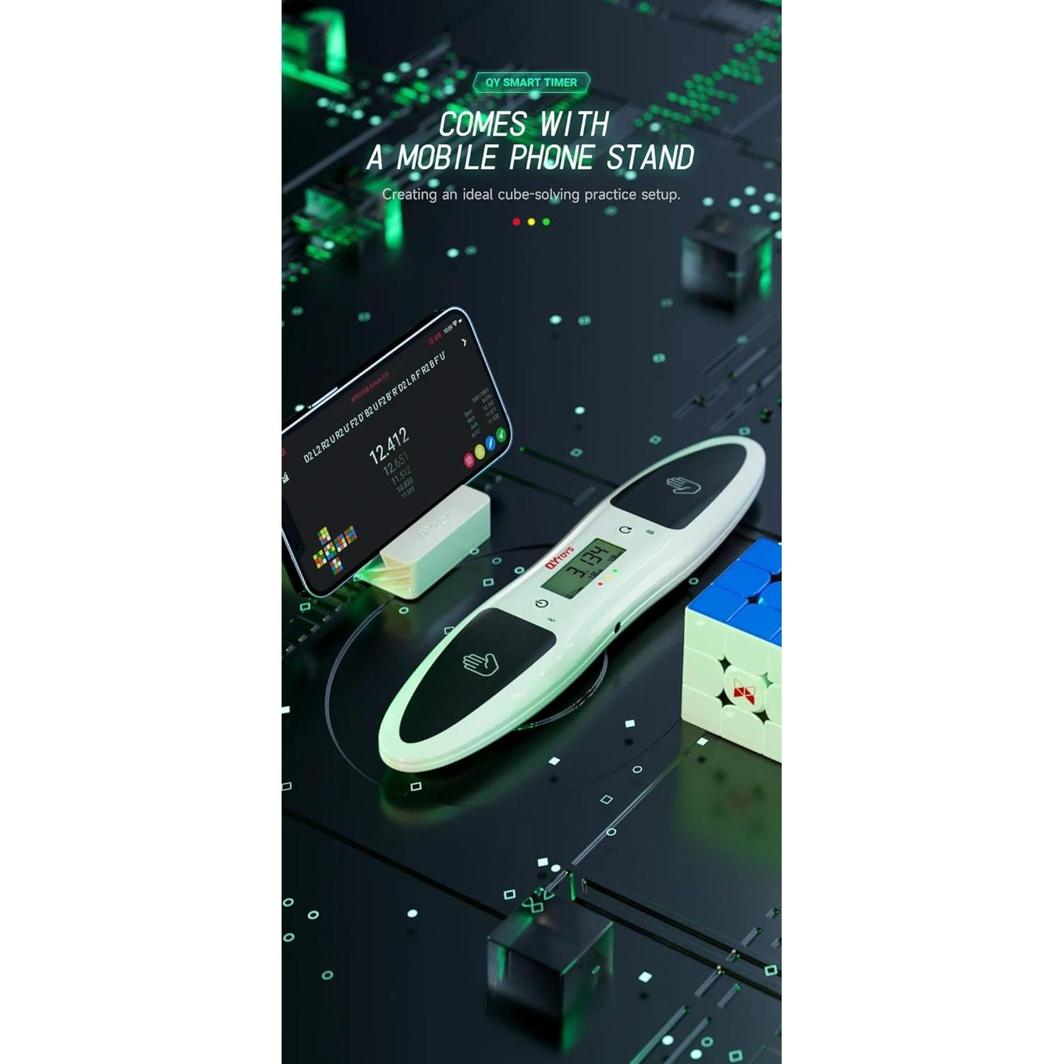 Temporizador Inteligente Cuberspeed QiYi GAN ST-2 209g