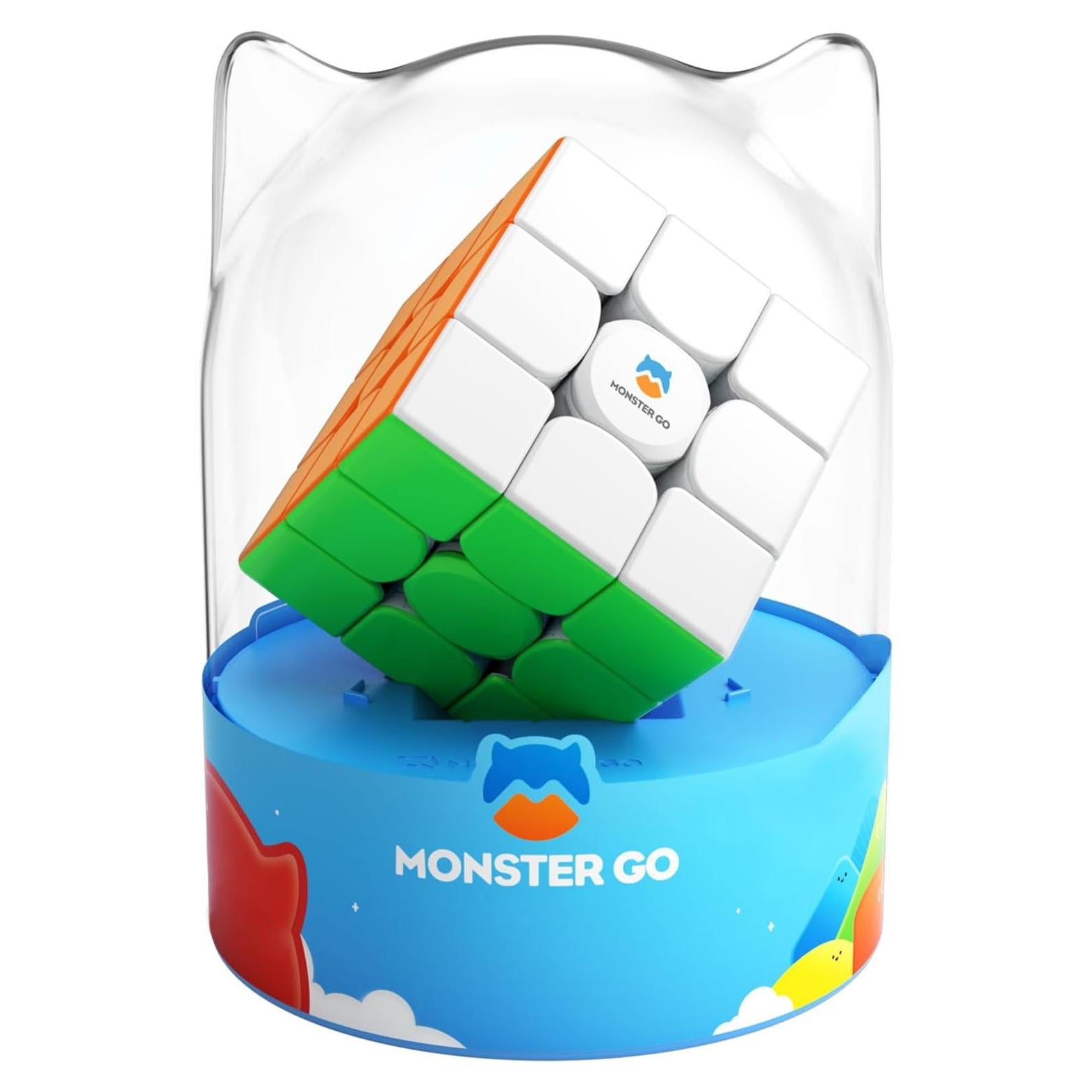 Cubo de Velocidad 3x3 Monster Go MG 356 v2 para Niños