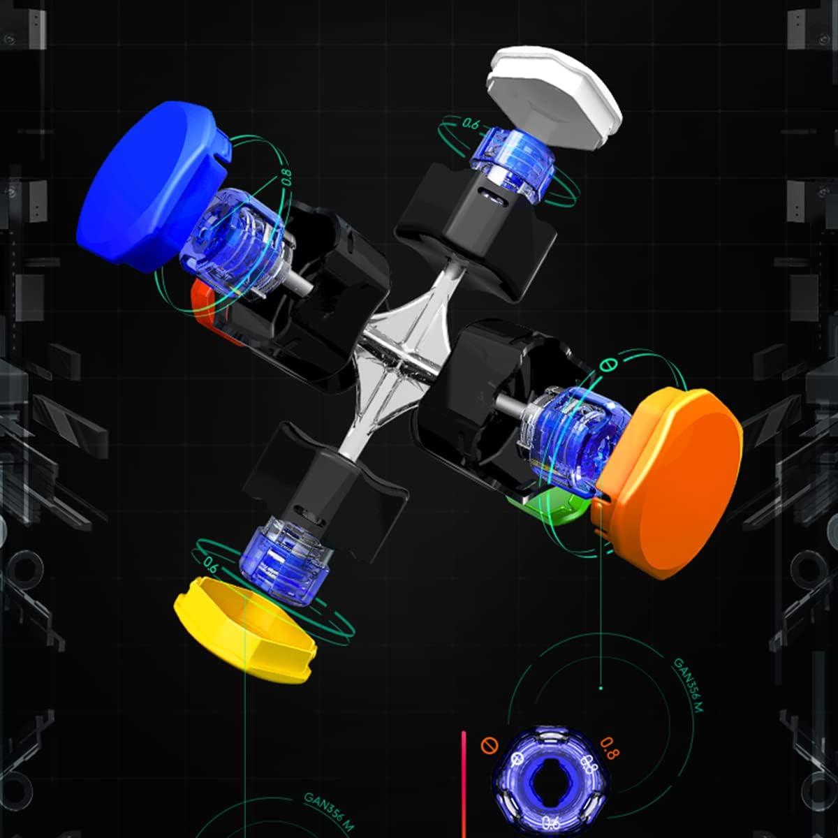 Cubo Mágico GAN 356 M Lite 3x3 Magnético Sin Pegatinas