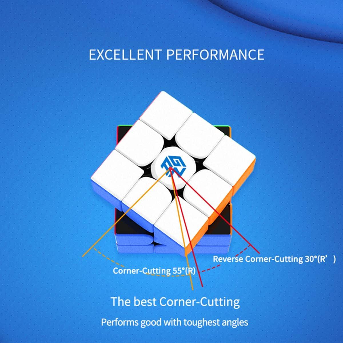 Cubo Mágico GAN 356 RS 3x3 Sin Pegatinas 99.6g