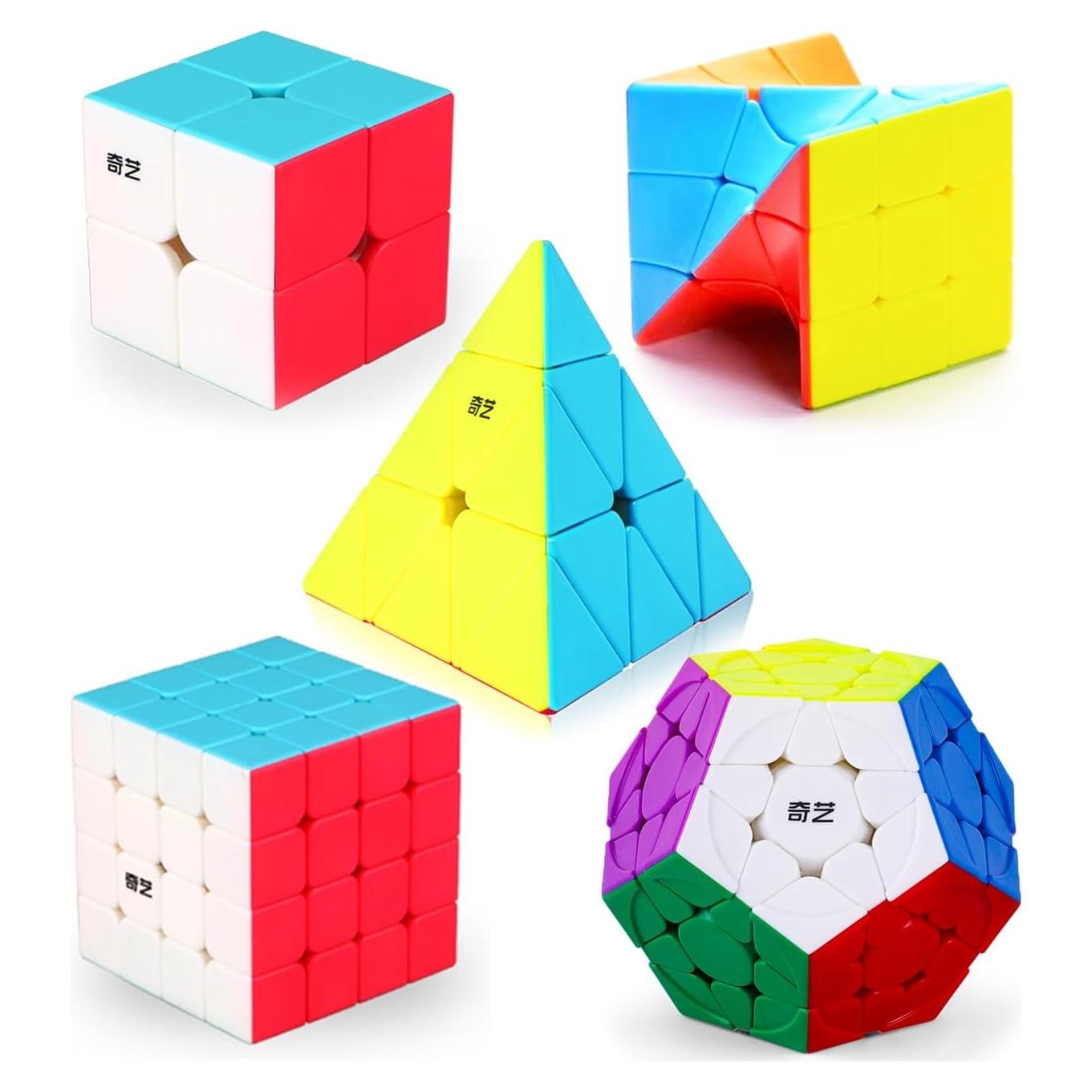Juego de Cubos Rápidos Roxenda 2x2 4x4 Megaminx Pirámide