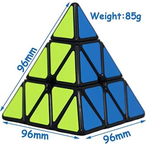 Cubo Mágico Pirámide MYWH 3x3 para Niños y Adultos - 85g