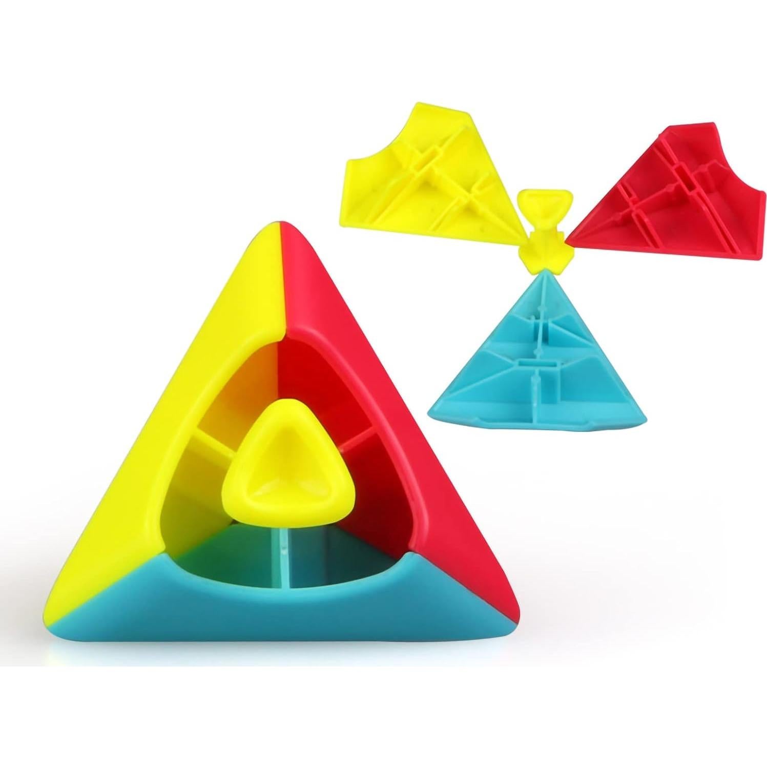 Cubo de Velocidad Pirámide 2x2 AMAZA Juguete Puzzle Colorido
