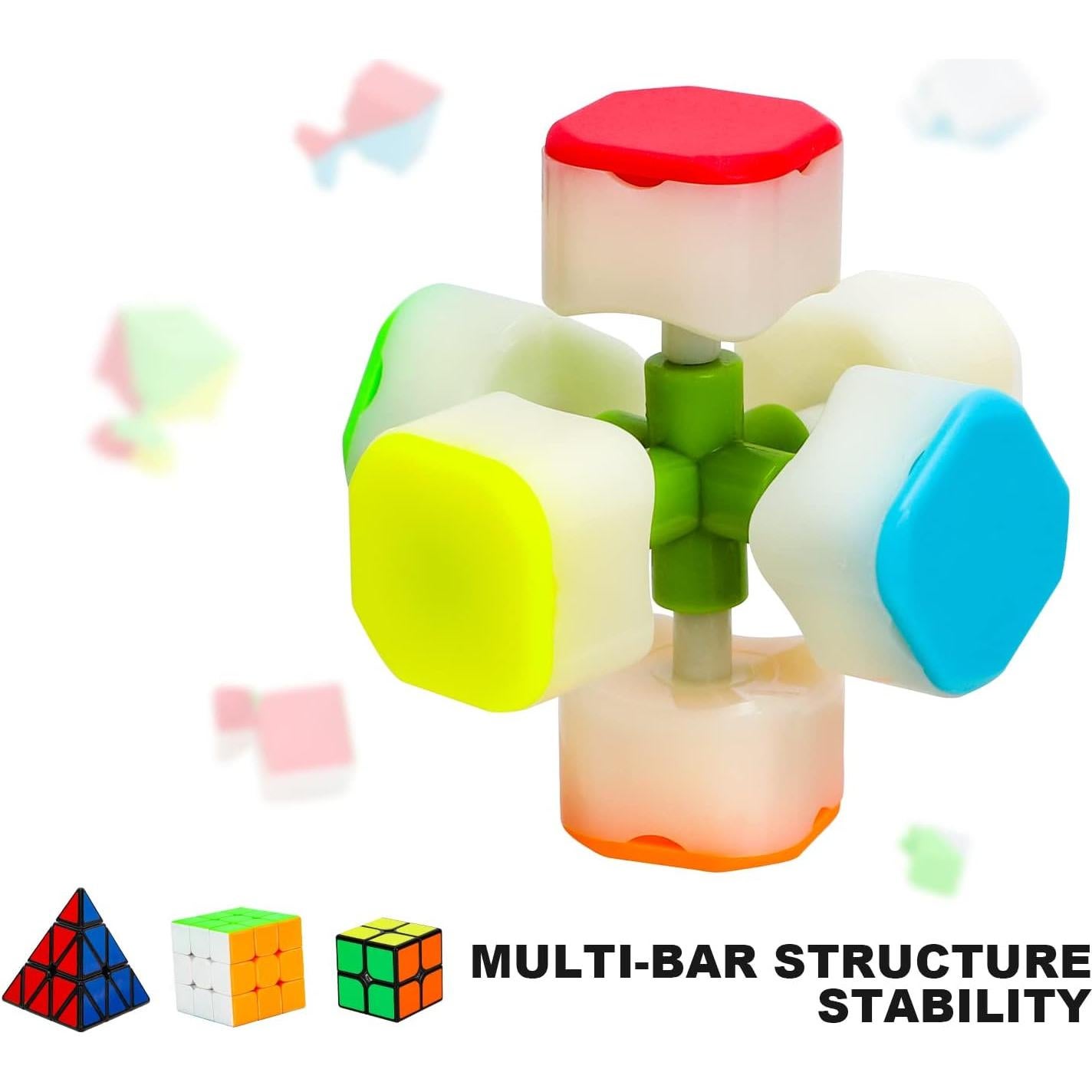 Conjunto de Cubos Mágicos STEAM Life 3 Pack - 3x3, 2x2 y Pirámide