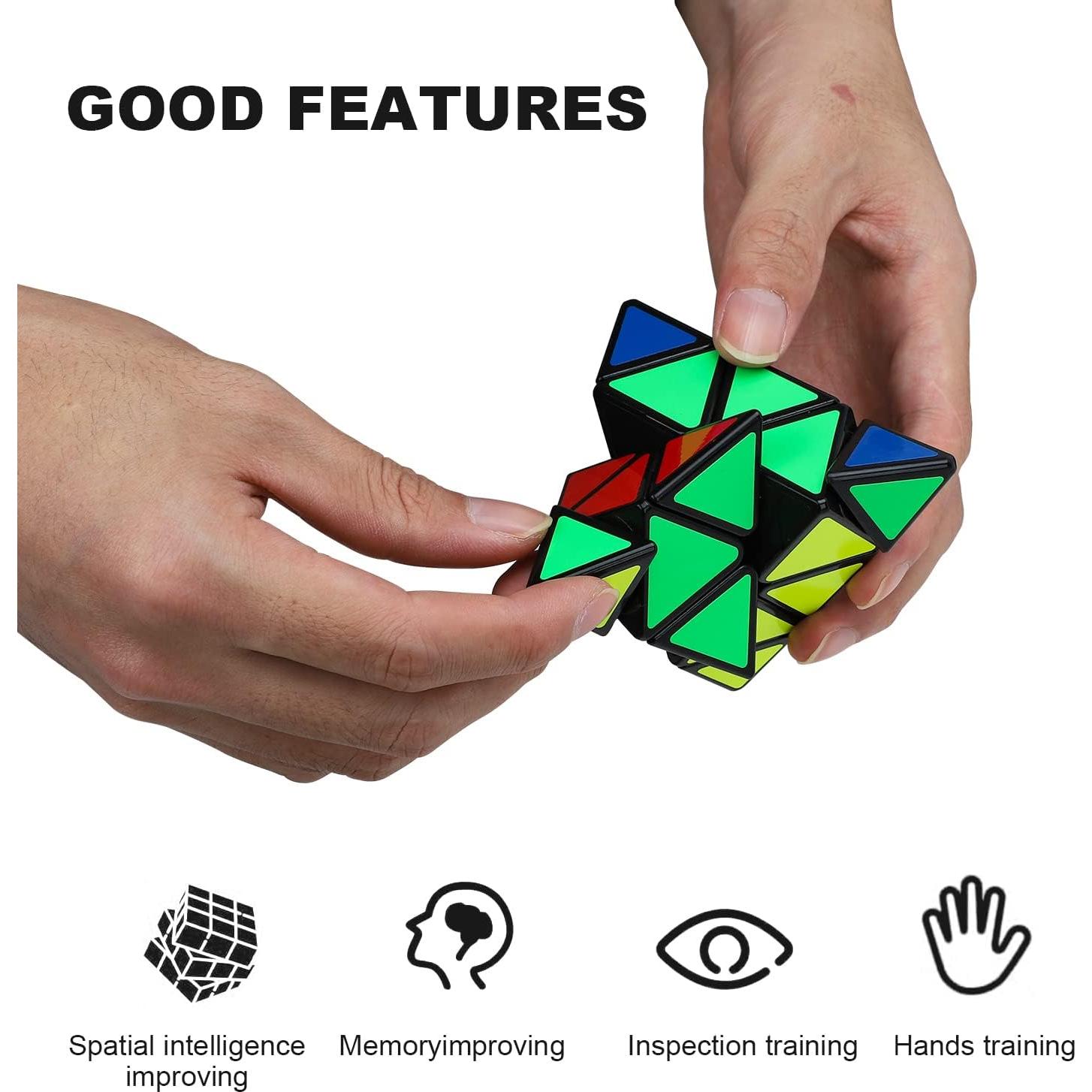 Conjunto de Cubos Mágicos STEAM Life 3 Pack - 3x3, 2x2 y Pirámide