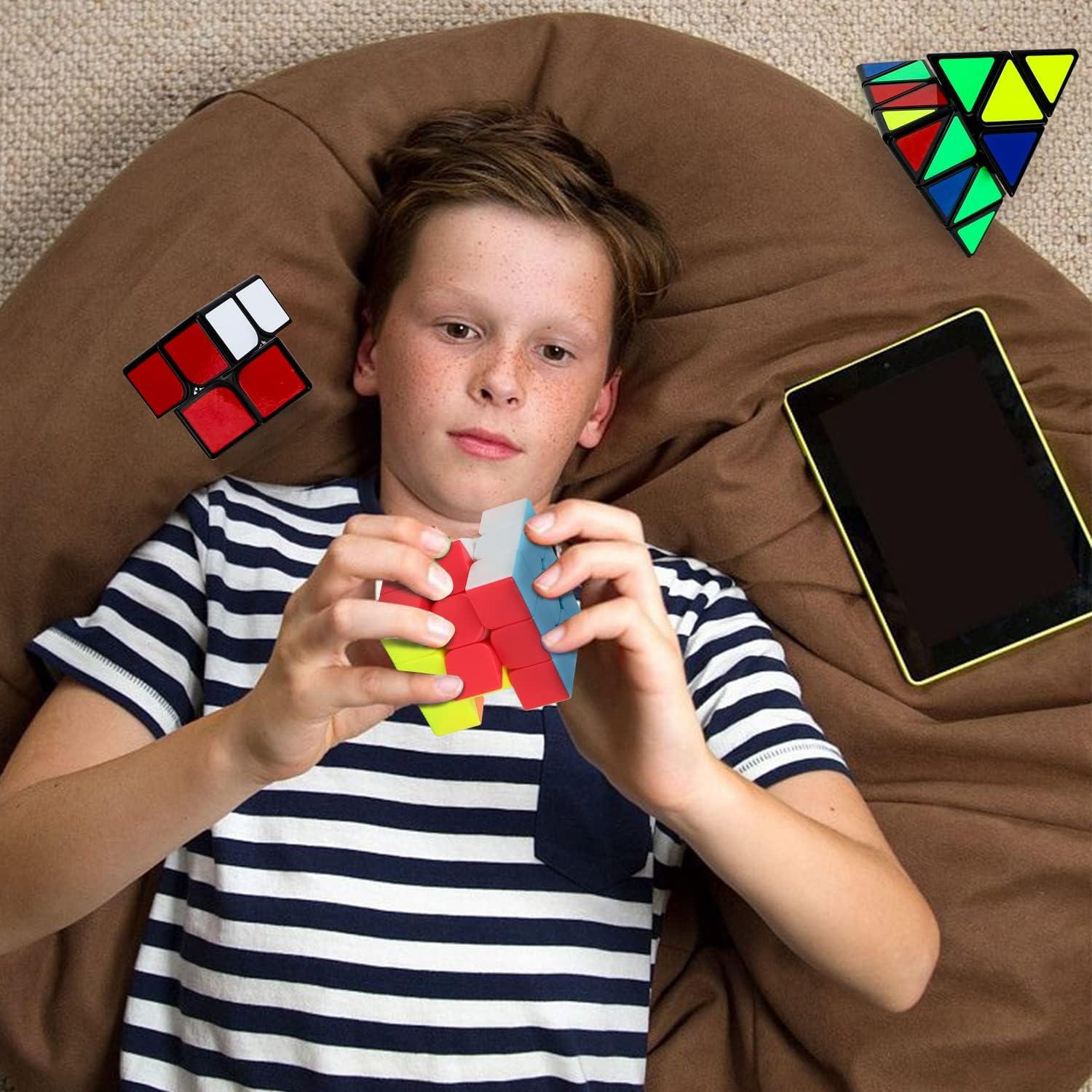 Conjunto de Cubos Mágicos STEAM Life 3 Pack - 3x3, 2x2 y Pirámide