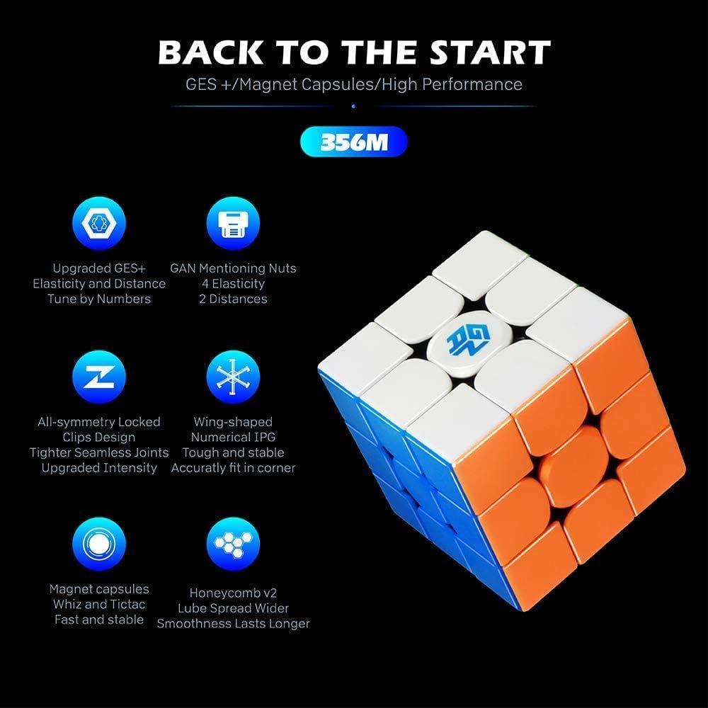 Cubo de Velocidad BroMoCube Gan 356 M 3x3 Magnético