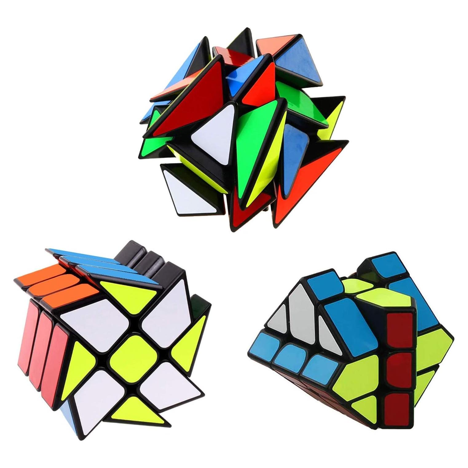 Conjunto de Cubos Rápidos Ahyuan 3x3 - 3 Piezas para Niños y Adultos