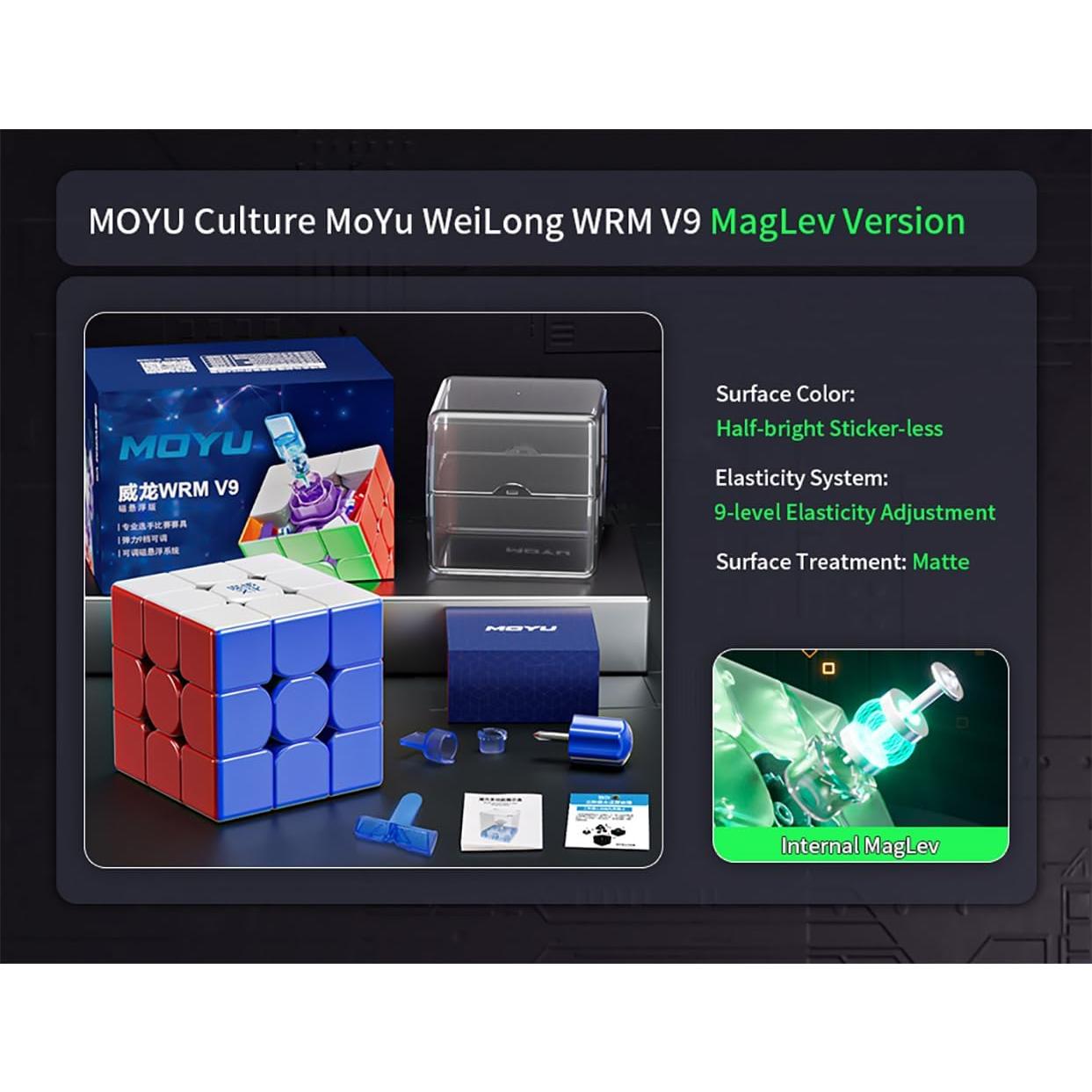 Cubo Speed Willking Moyu WRM V9 MagLev 3x3 Profesional