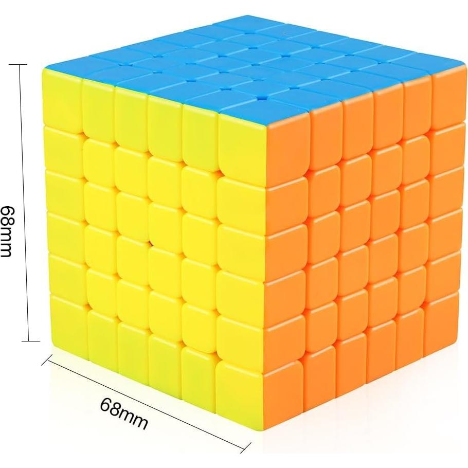 Cubo de Velocidad D-FantiX Meilong 6x6 Sin Etiquetas 6.7cm