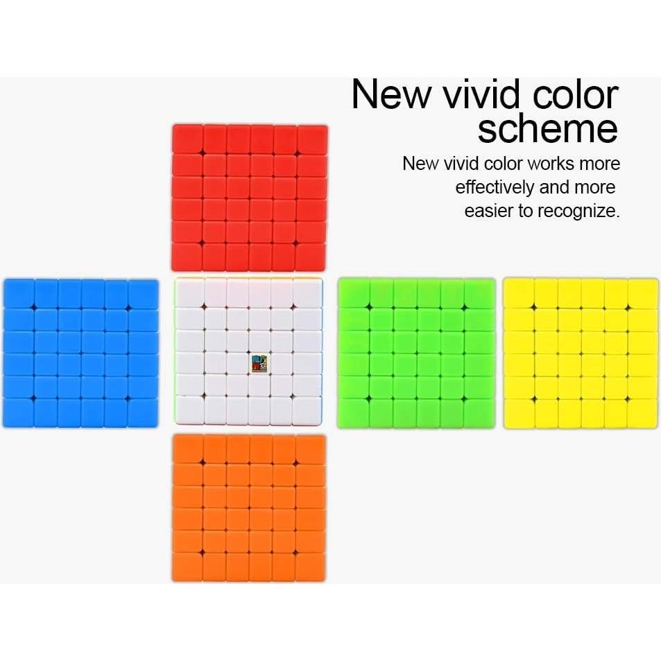 Cubo de Velocidad D-FantiX Meilong 6x6 Sin Etiquetas 6.7cm