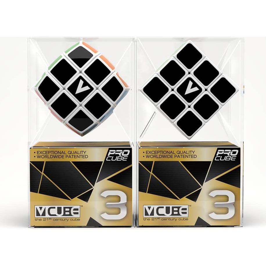 Cubo V-Cube 3x3 Blanco Almohadillado 6.4 cm para Competir