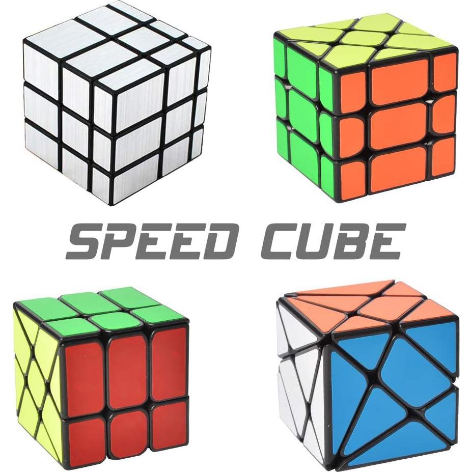 Conjunto de Cubos YJ - 4 Puzzles Irregulares para Niños y Adultos