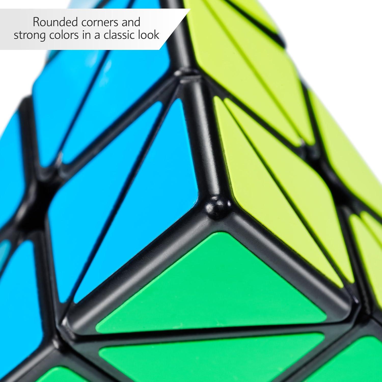 Cubo Pyraminx CUBIDI - Juguete Antiestrés para Niños 8+