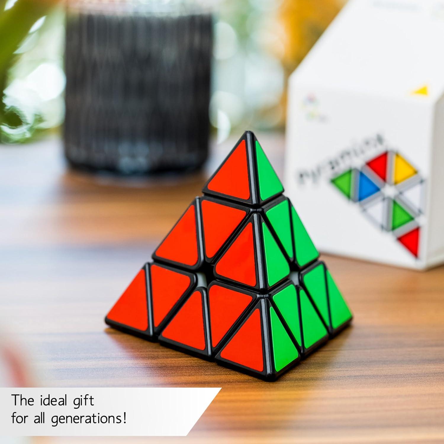Cubo Pyraminx CUBIDI - Juguete Antiestrés para Niños 8+
