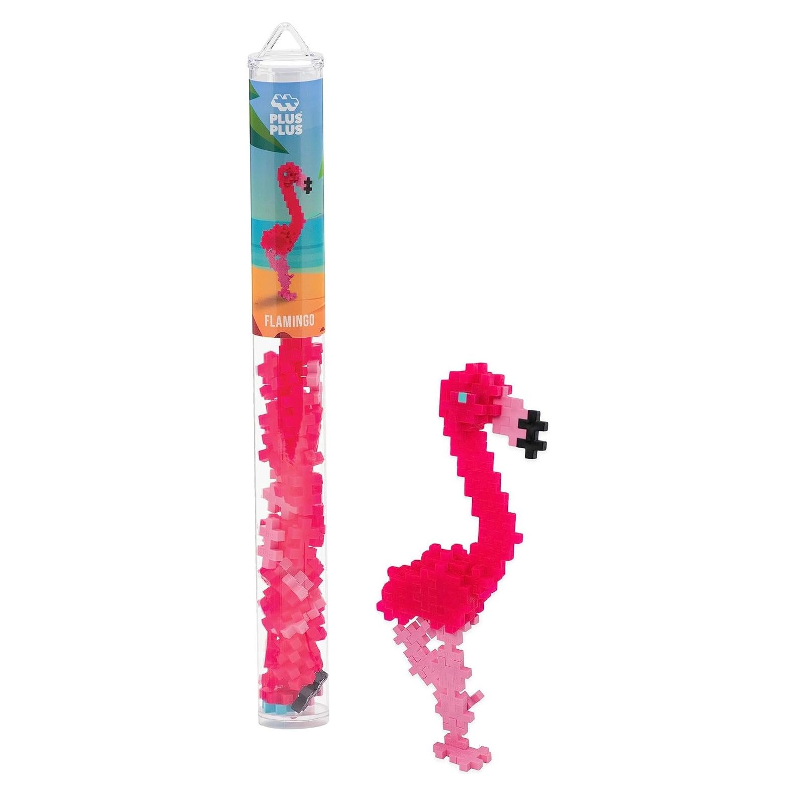 Set de Bloques Plus-Plus 3D Flamingo 70 Piezas Juguete STEM