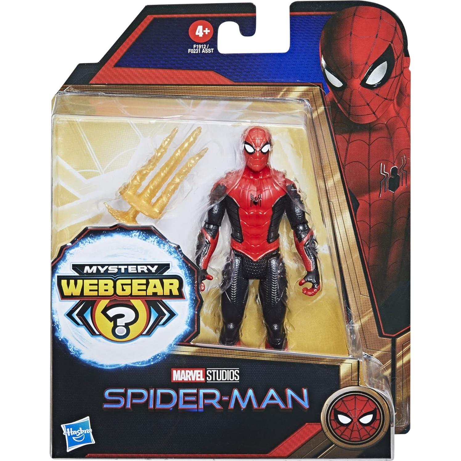 Figura de Acción Spider-Man Hasbro 15 cm Traje Negro y Rojo