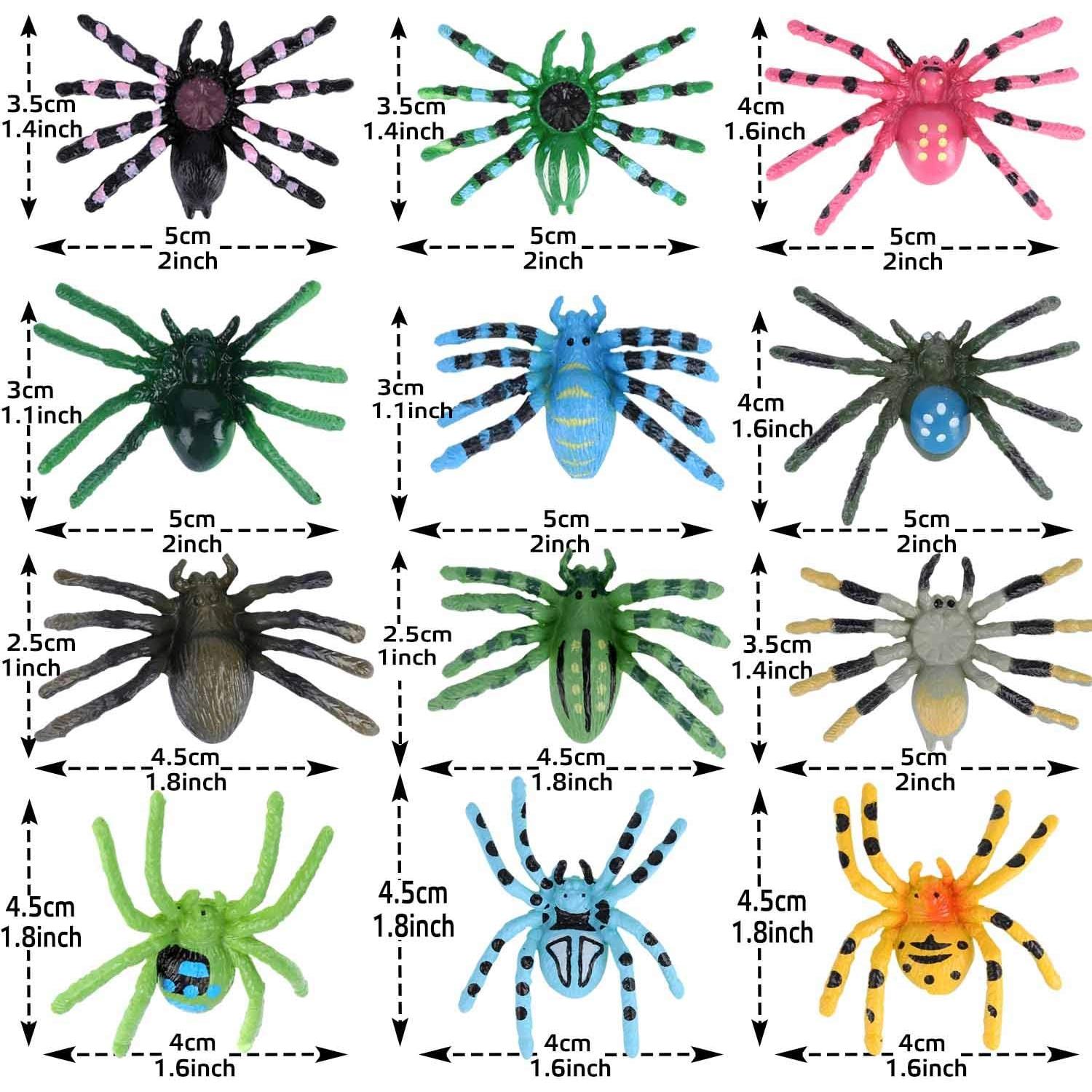 Figuras de Animales Realistas FLORMOON - 12 Piezas Educativas