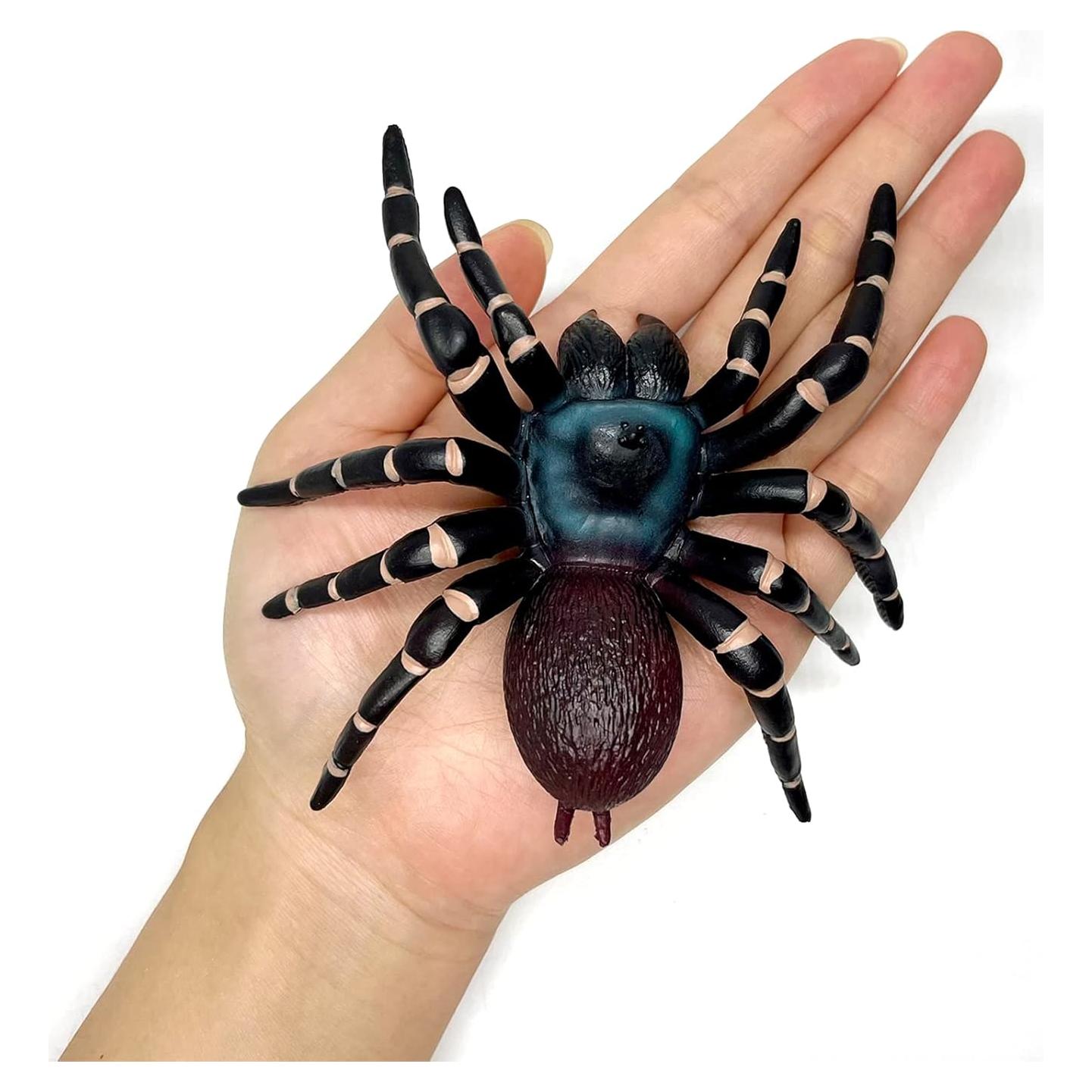 Araña Realista Uelfbaby para Halloween y Bromas - 10.49x10cm