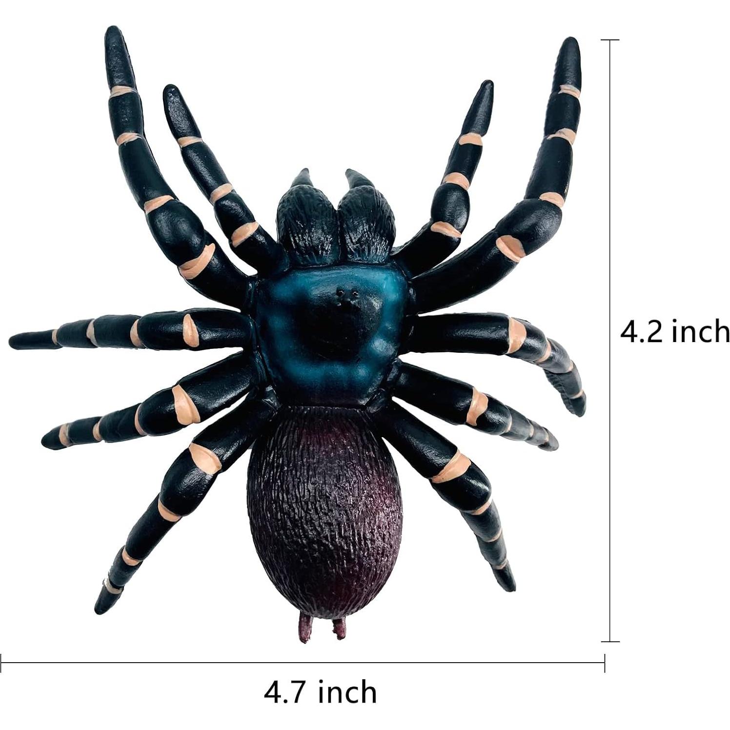 Araña Realista Uelfbaby para Halloween y Bromas - 10.49x10cm