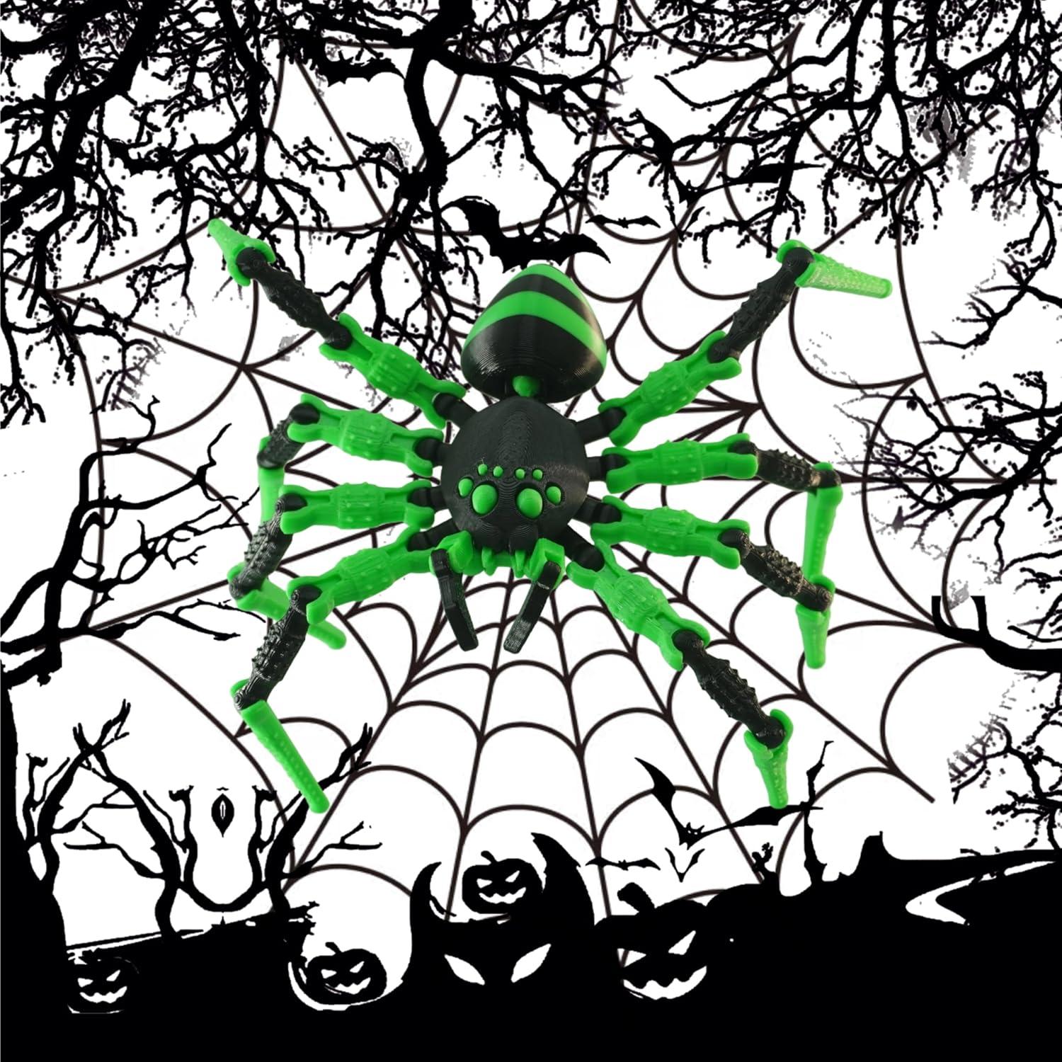 Modelo de Araña Articulada Impresa en 3D Nemoro - Adorno Halloween