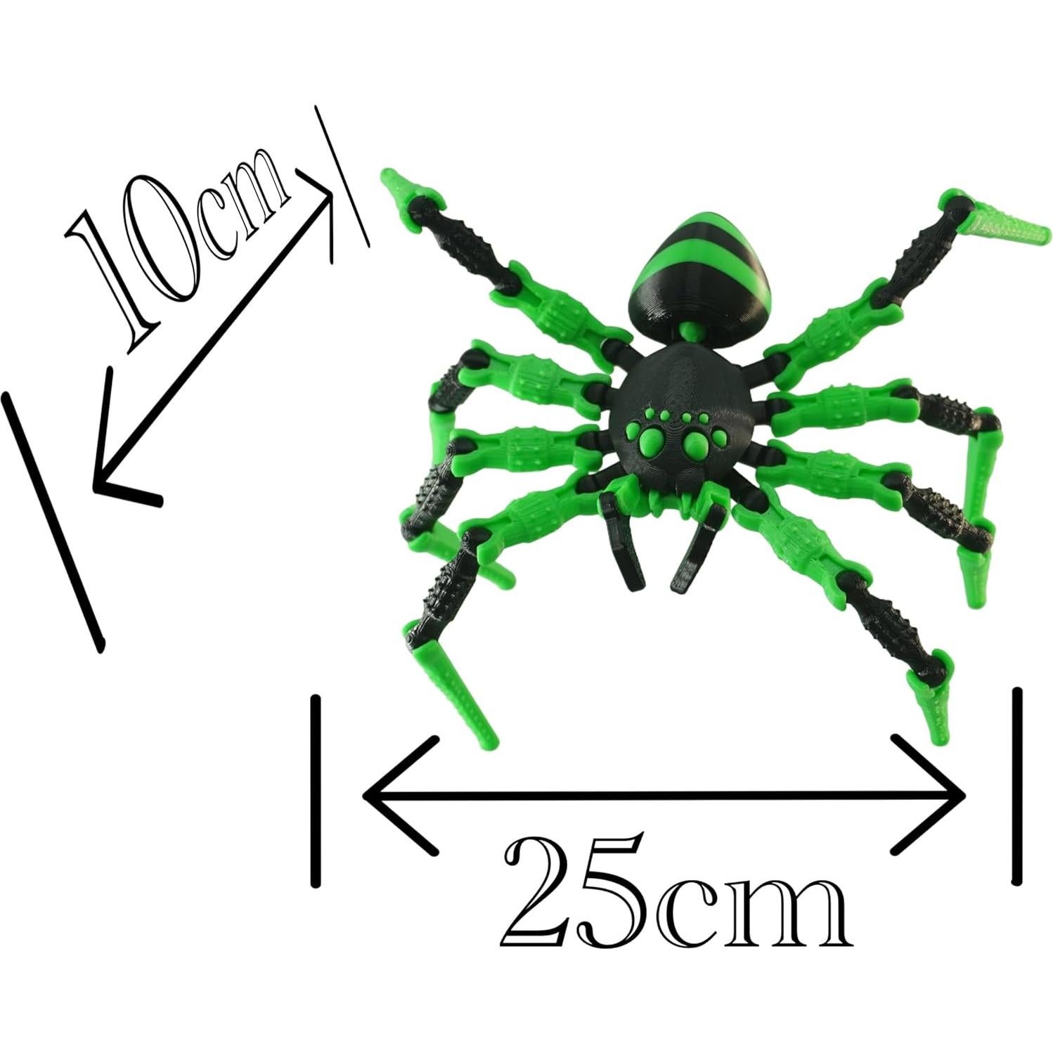 Modelo de Araña Articulada Impresa en 3D Nemoro - Adorno Halloween