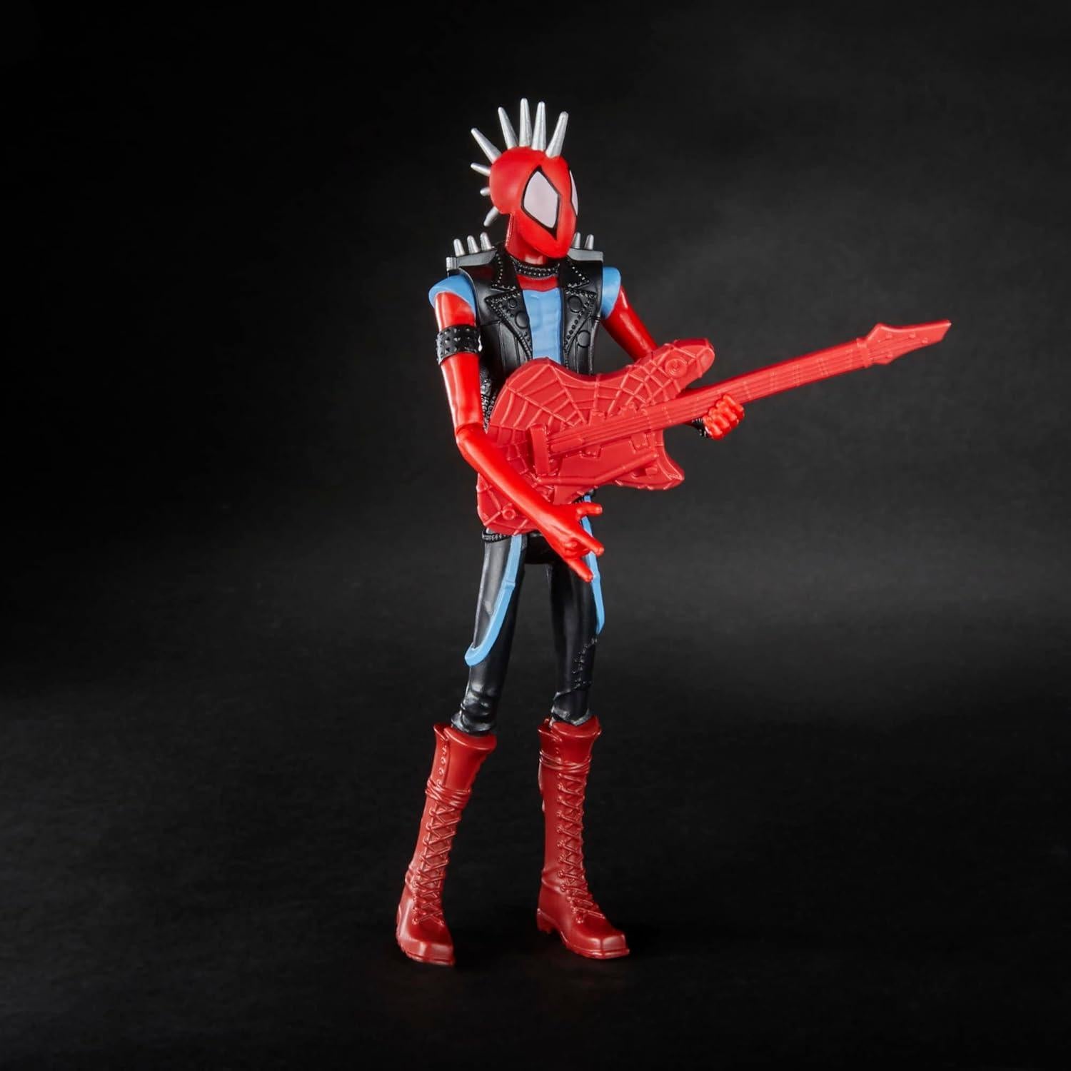Figura de Acción Spider-Punk Marvel 15.24 cm con Guitarra