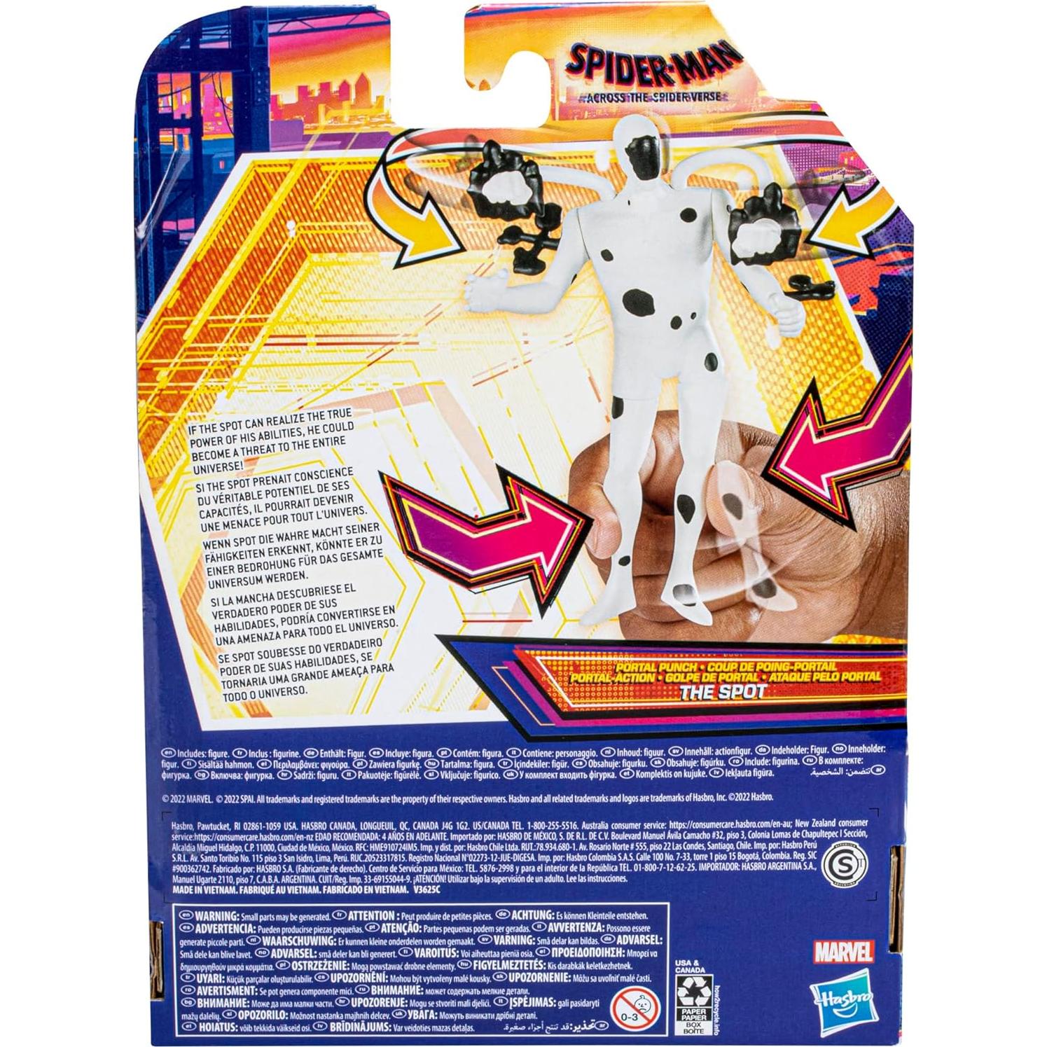 Figura de Acción Marvel Spider-Man The Spot 6 Pulgadas Hasbro