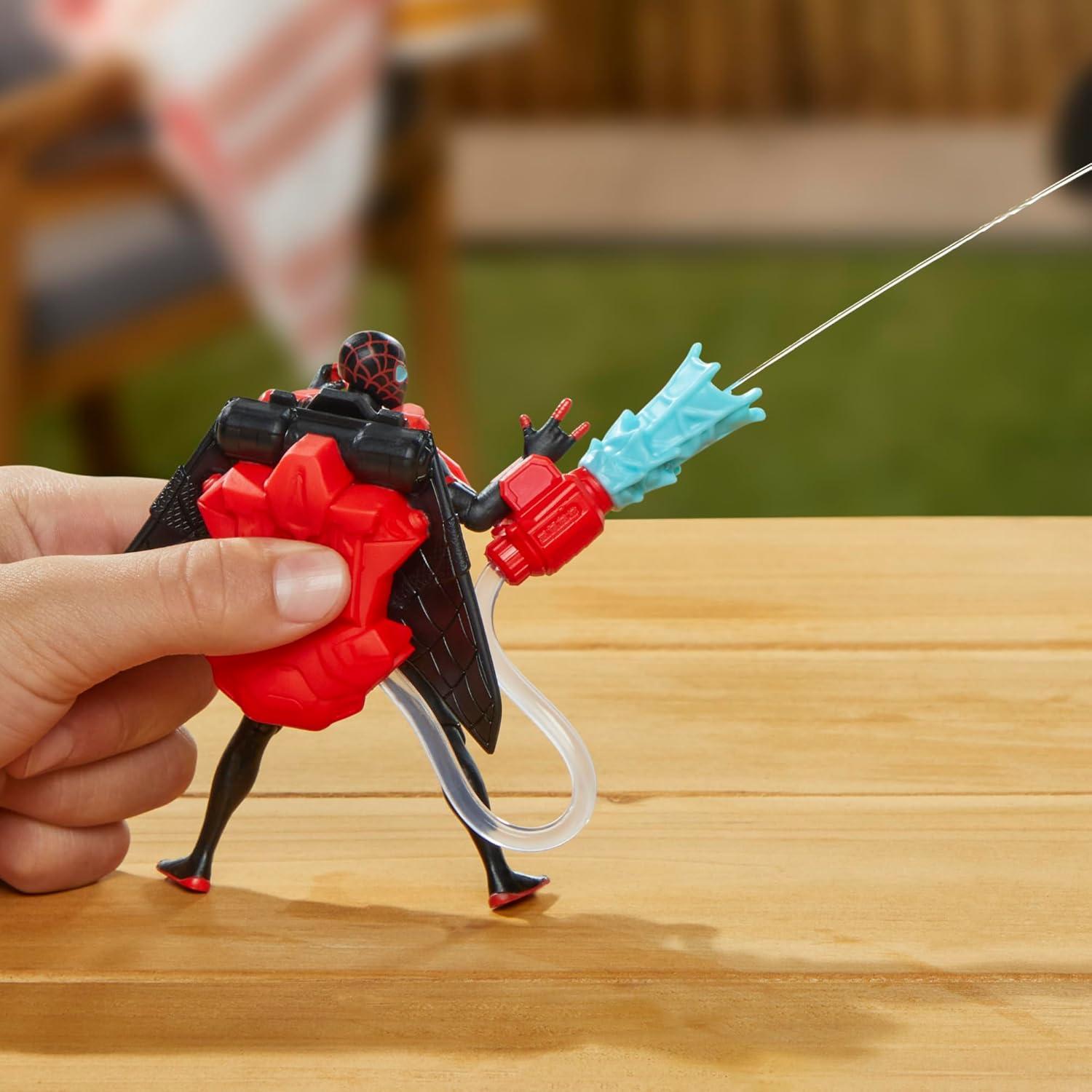 Figura de Acción Marvel Spider-Man Miles Morales 10 cm con Agua