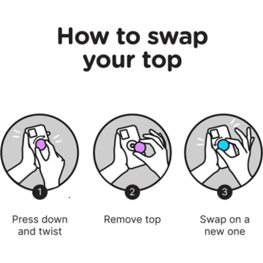 Parte Superior Intercambiable PopSockets PopTop Ópalo