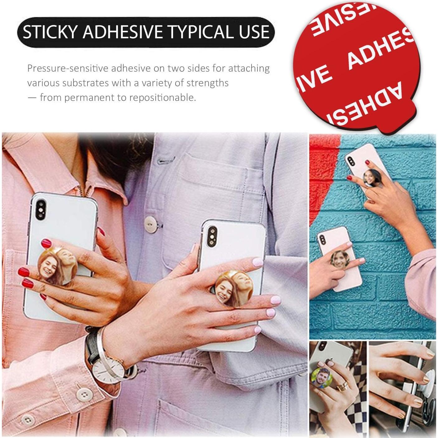 Kit de Adhesivos Doble Cara AZXYI 9 Piezas 3.56 cm Alta Resistencia