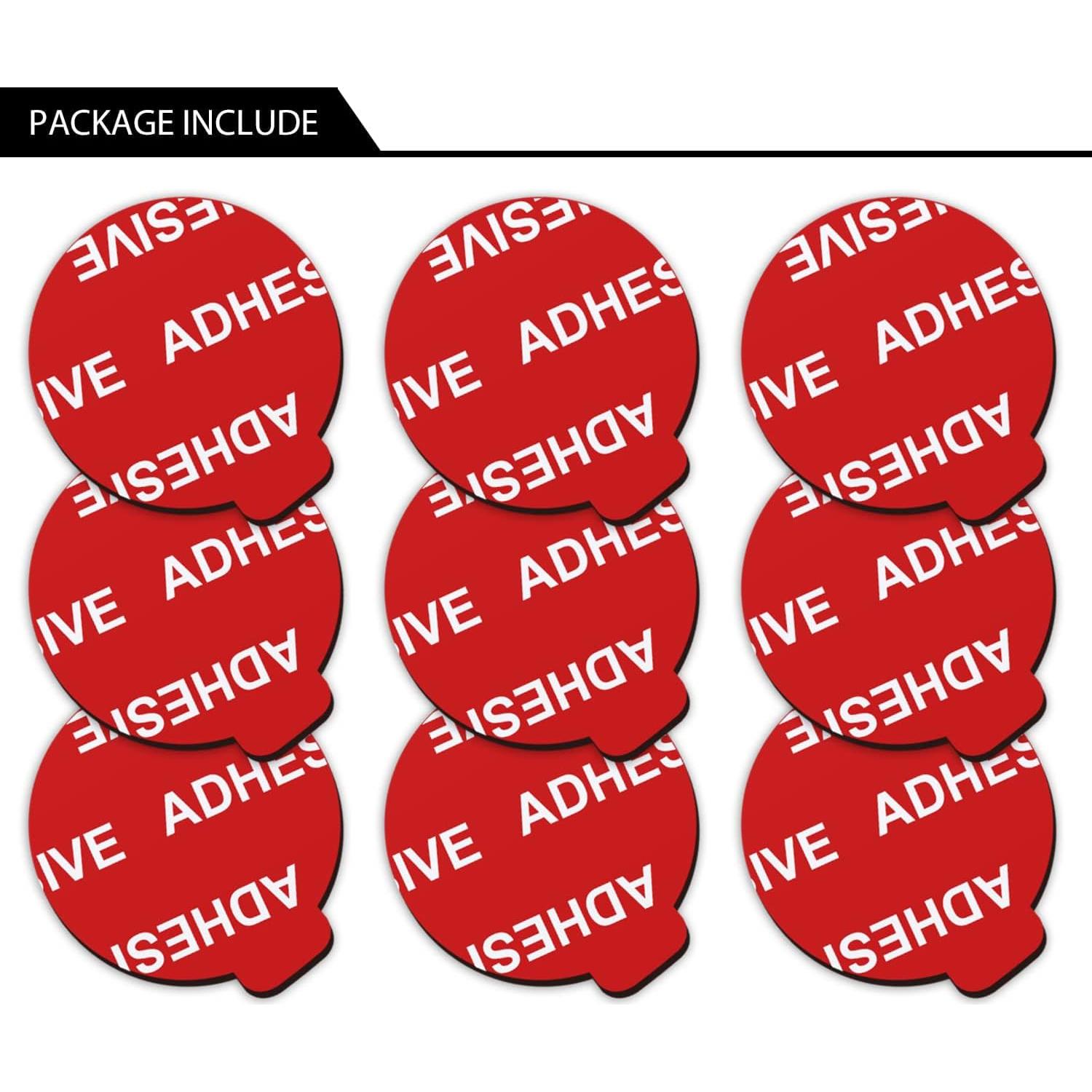 Kit de Adhesivos Doble Cara AZXYI 9 Piezas 3.56 cm Alta Resistencia