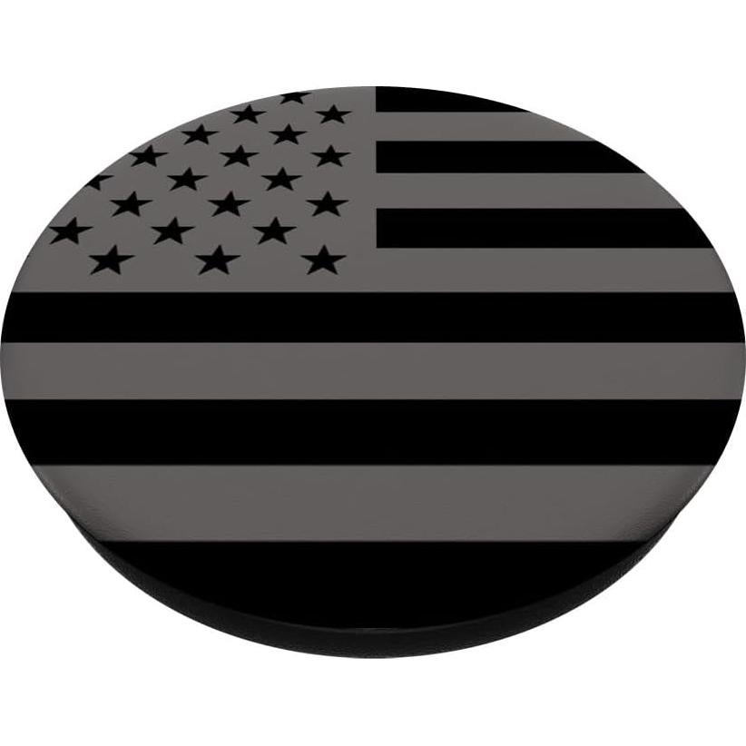 PopSockets PopGrip Bandera Americana Negra Intercambiable