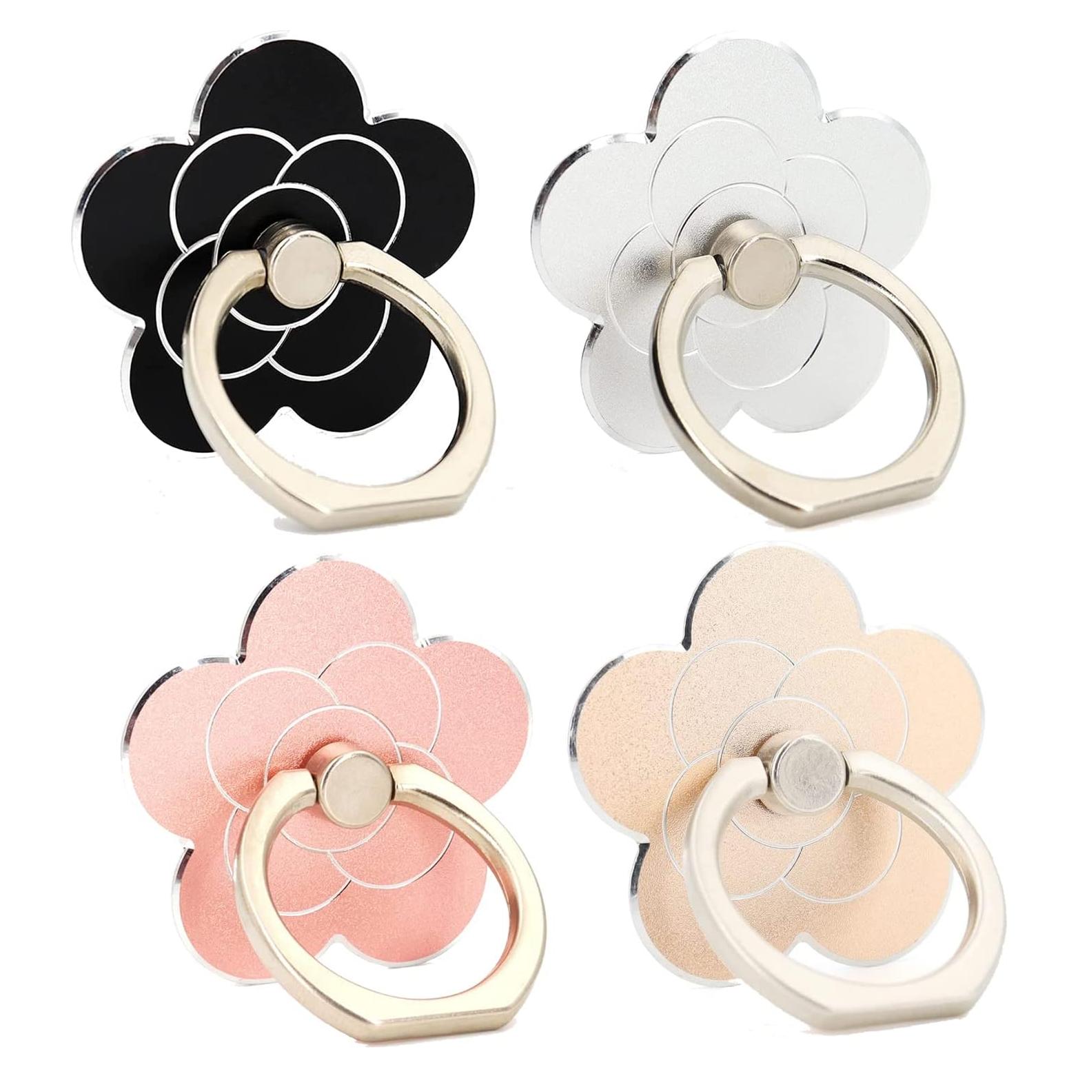 Soporte para Teléfono Celular Fwaytech Flor 360° - 4 Pack