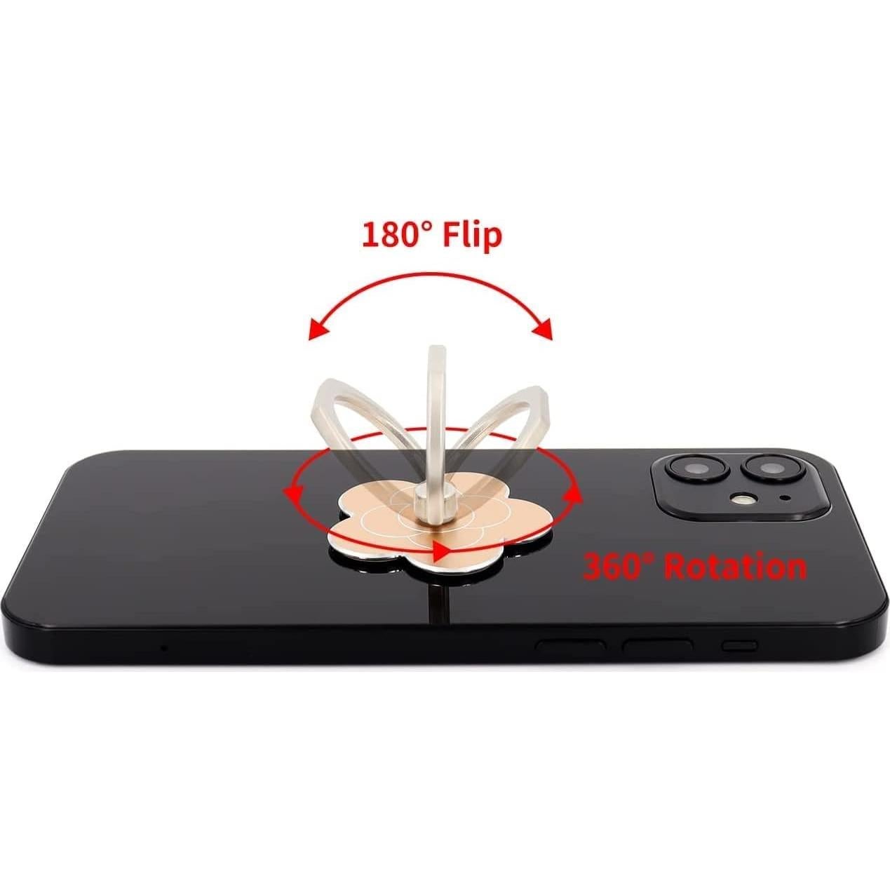 Soporte para Teléfono Celular Fwaytech Flor 360° - 4 Pack