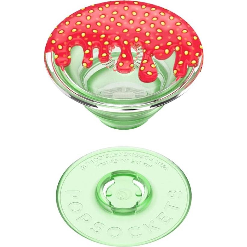 PopSockets Agarre Adhesivo para Teléfono Goteo de Fresa