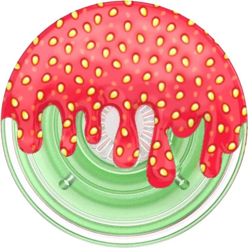 PopSockets Agarre Adhesivo para Teléfono Goteo de Fresa
