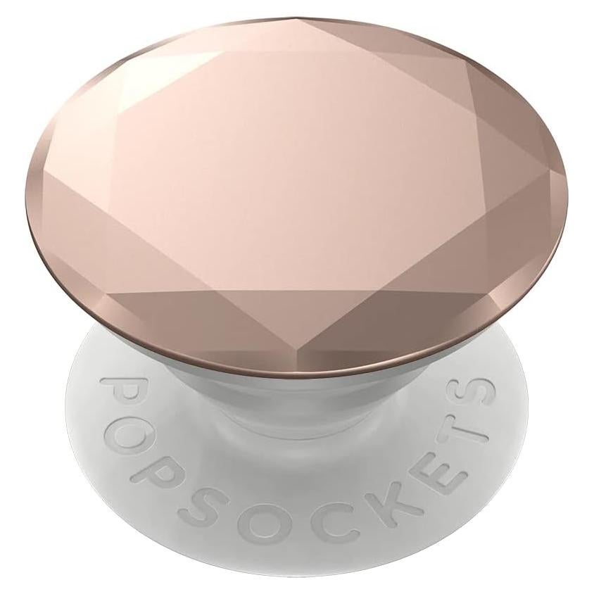 Soporte para teléfono PopSockets Rosa Metálico - PopGrip Intercambiable