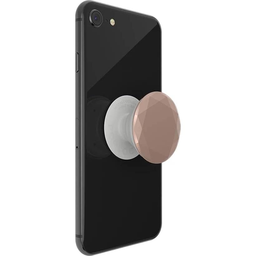Soporte para teléfono PopSockets Rosa Metálico - PopGrip Intercambiable