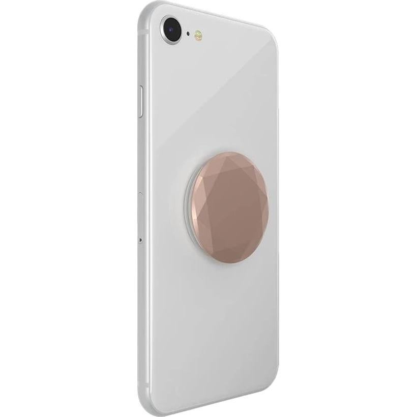 Soporte para teléfono PopSockets Rosa Metálico - PopGrip Intercambiable