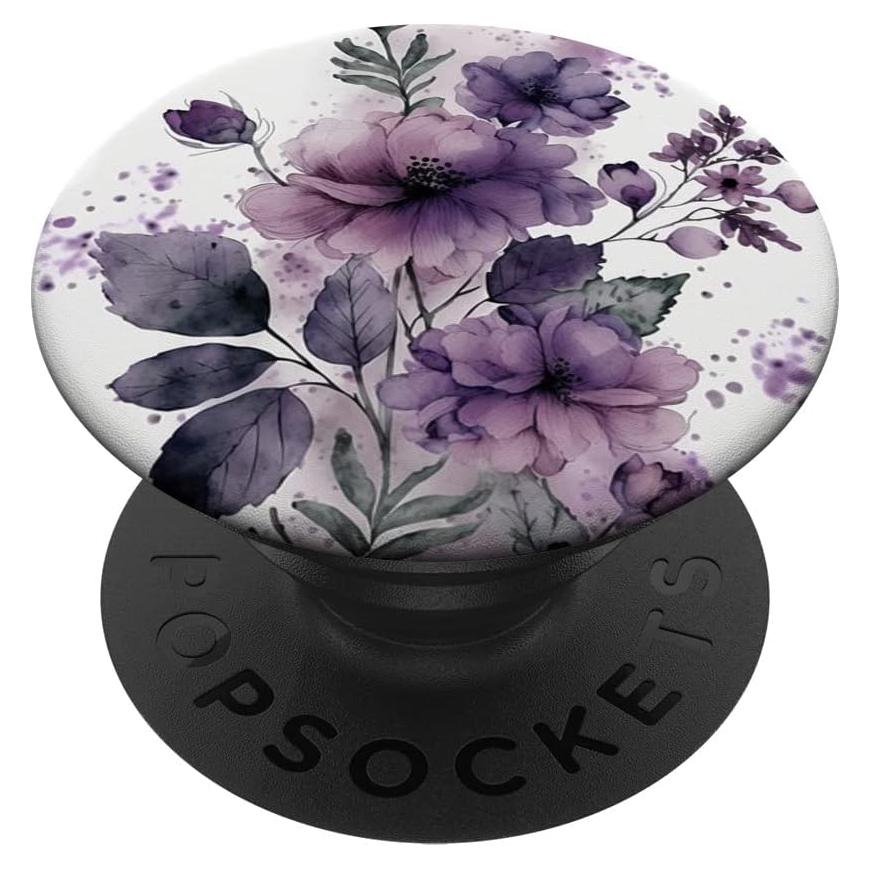 PopSocket Adhesivo Girly Flores de Lavanda PopSockets