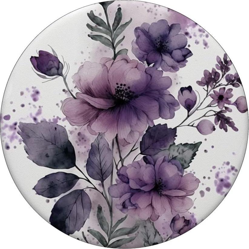 PopSocket Adhesivo Girly Flores de Lavanda PopSockets